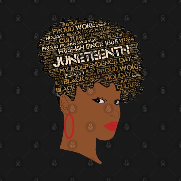 Juneteenth Free-Ish Since 1865 by blackartmattersshop