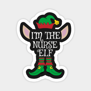 I'm The Nurse Christmas Elf Magnet