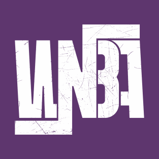 WNBA || Logotype | Grunge | Women's basketball | White T-Shirt