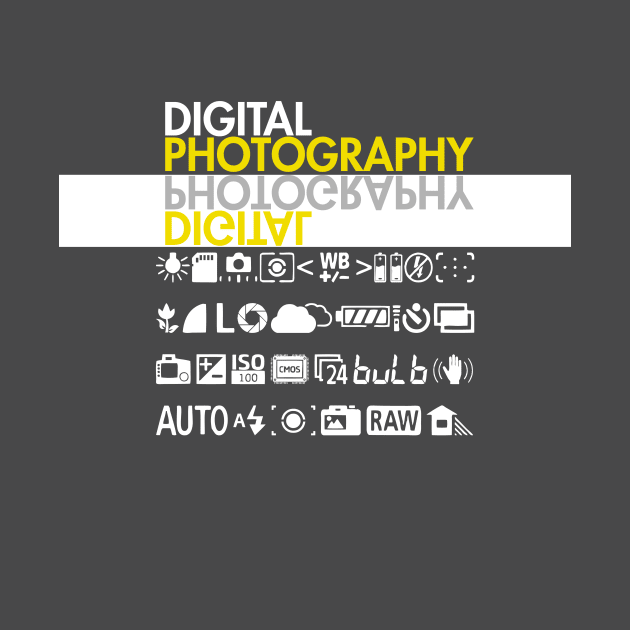 Photographer Digital Photography DSLR Camera Symbols Settings by ernstc