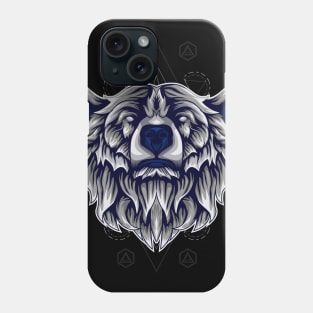 bear head cartoon Phone Case