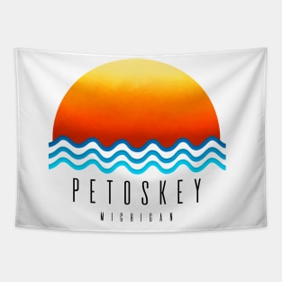 Petoskey Sunset Tapestry