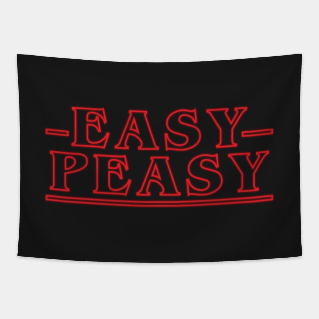 EASY PEASY Tapestry by ALFBOCREATIVE