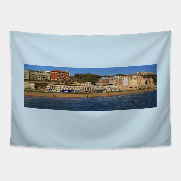 Boscombe Overstrand Panorama Tapestry by RedHillDigital