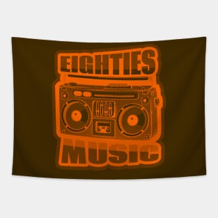 Eighties Music Tapestry