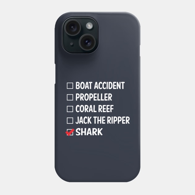 No Boat Accident Phone Case by DesignWise