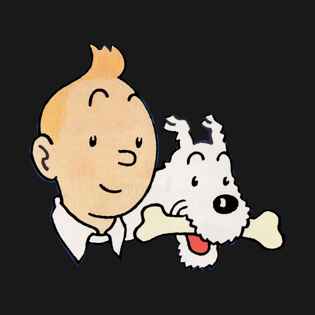 TINTIN AND SNOWY - Tintin Snowy - T-Shirt Bébé | TeePublic FR