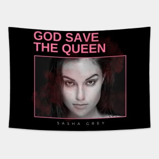 god save the queen - vintage minimalism Tapestry