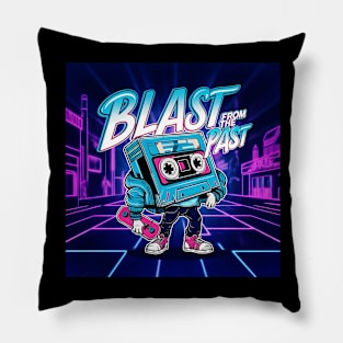 80's Casette Tape: Blast From The Past Pillow