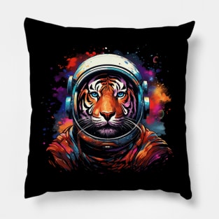 space tiger Pillow