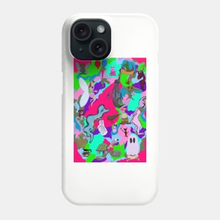 Colorful original character creature mythical fantasy sci-fi Phone Case