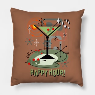 Atomic Happy Hour Martini Pillow