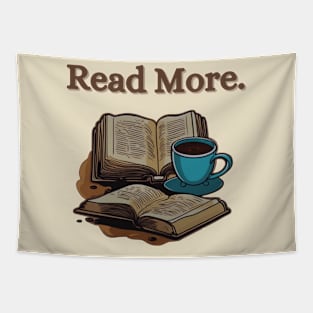 Books and Coffee: Embrace the Joy of Reading Tapestry