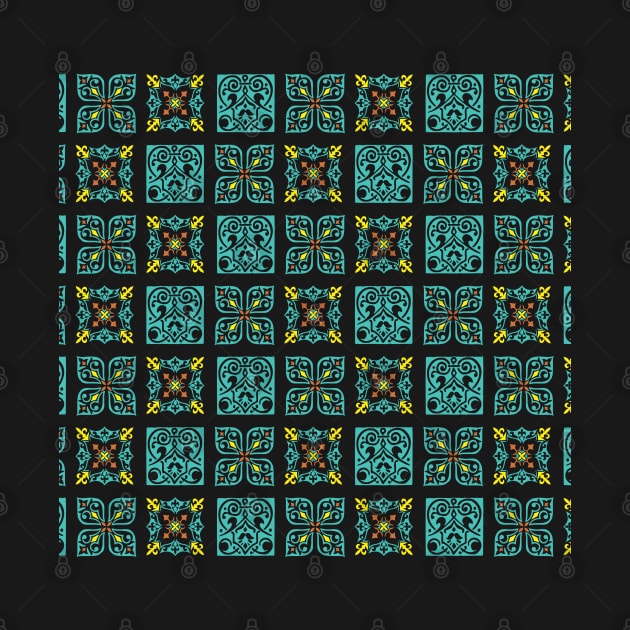 Portuguese blue tile pattern by SamridhiVerma18