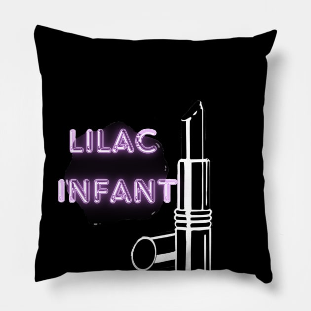 Lilac Infant Brand Logo Pillow by Lilac Infant