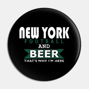 New York Pro Football - Funny Beer Pin