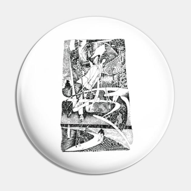 Abstract Angel Of A Dreams Abstract Ink Drawing Pin Teepublic