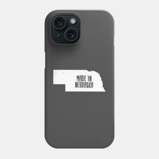 Made In Nebraska Distressed Phone Case