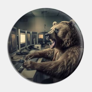 Bear Market Pin