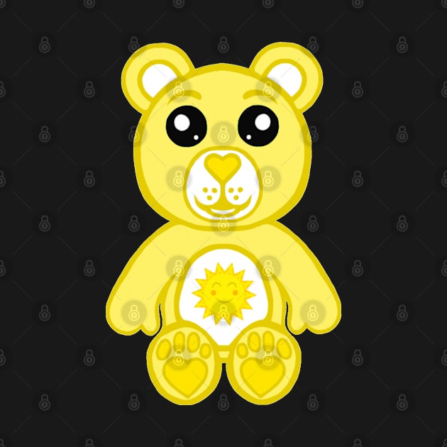 Yellow Warrior Bear 2.0 by CaitlynConnor