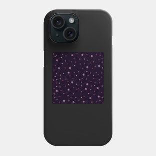 Retro Stars Purple Phone Case