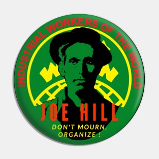 Joe Hill Labor Activist Pin