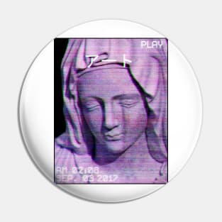 Aesthetic Vaporwave Statue 2 Pin