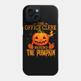 Mens The CHEF Behind The Pumpkin T shirt Funny Halloween T Shirt_OFFICE CLERK Phone Case