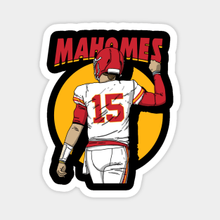 Patrick Mahomes Comic Style Art Magnet