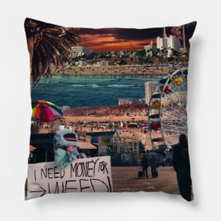 Santa Monica Pier Pillow