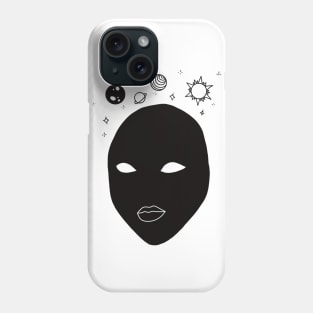 head in space Phone Case