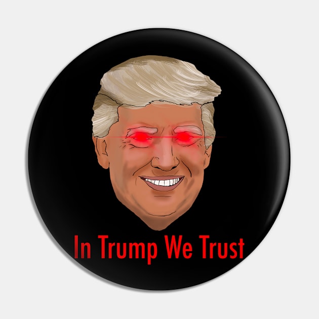 Donald Trump 4th July Pin by Jov design