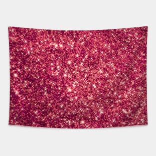 Hot pink glitter Tapestry