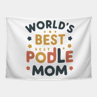 World's best Poodle Grandma Dog Funny Saying Tapestry