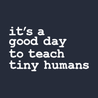 It's A Good Day To Teach Tiny Humans T-Shirt