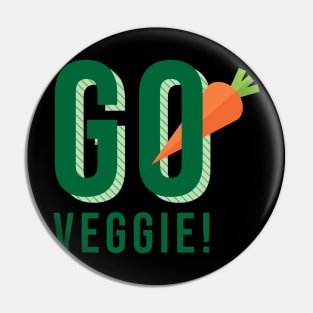 Go Veggie Pin