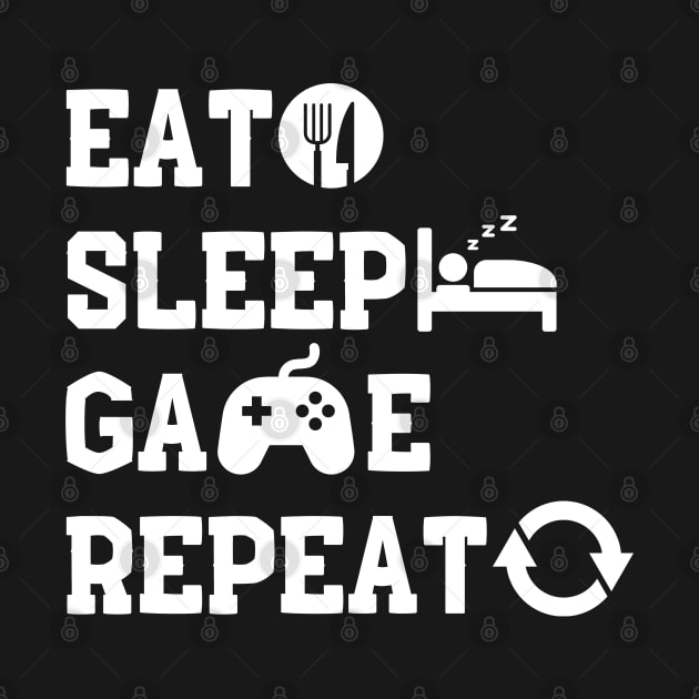 Gamerlife eat sleep game repeat by NomiCrafts