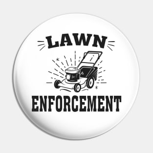 Gardening Lawn Enforcement Gardener Dad and Mom Pin