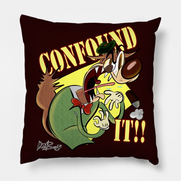 CONFOUND IT!! Pillow by D.J. Berry