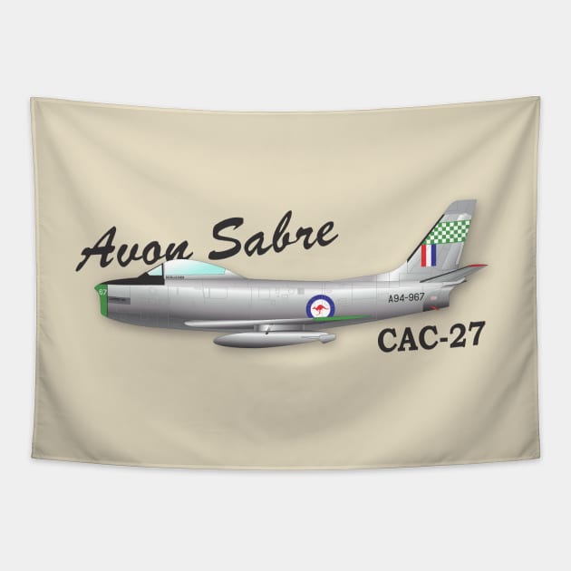 CAC-27 Avon Sabre Tapestry by GregThompson