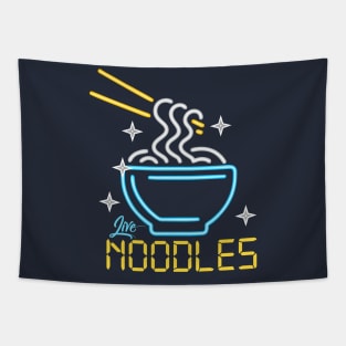 Live Noodles Tapestry