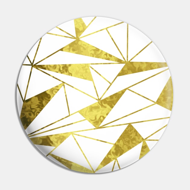 GOLD Geometric Abstract Designs Pin by SartorisArt1