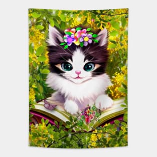 Cute and Funny Cat Tapestry