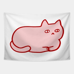 Pink Meow Loaf Tapestry