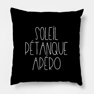 Soleil Pétanque Apéro Pillow