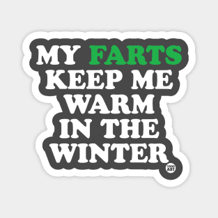 warm farts Magnet