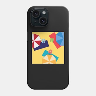 Colorful summer beach holiday Phone Case