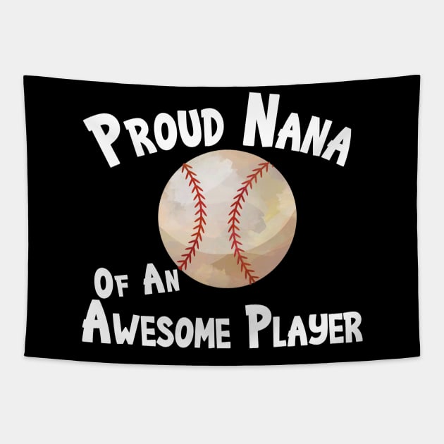 Favorite Player Nana Love Softball Player Tapestry by Magic Ball