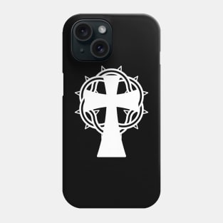 Celtic Cross And Crown Christian Logo Phone Case