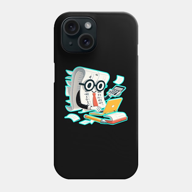 Funny Accountant Phone Case by Create Magnus